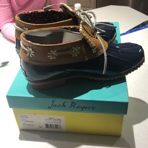 Jack Rogers Navy Aubrey Rain Boot